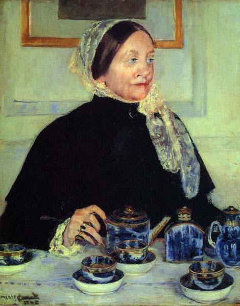 Mary Cassatt Lady at the Tea Table